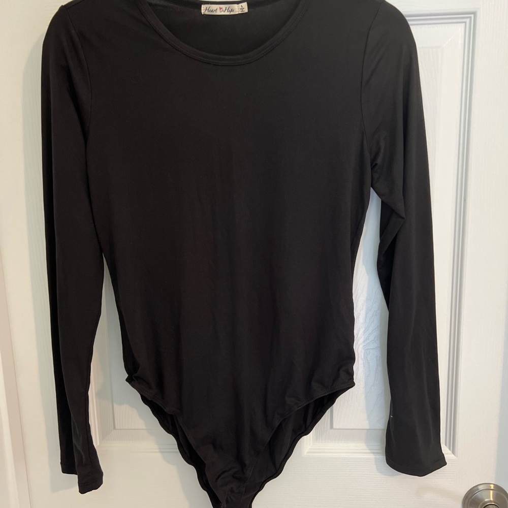 Black bodysuit in large size, never worn.